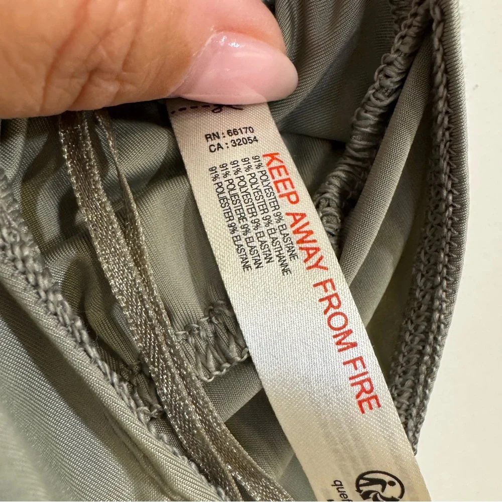 Free People When & Where Laurel Oak Bodysuit Olive Green Drapey Sleek Sleeveless - Picture 11 of 13